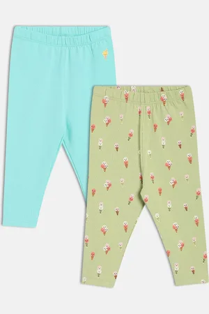 MINI KLUB Girls Pack Of 2 Printed Leggings