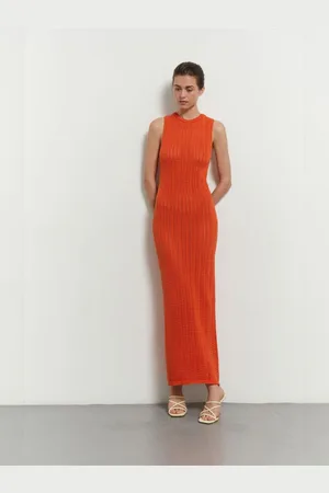 HERE&NOW Women Self Design Bodycon Maxi Dress