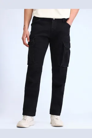 Flying Machine Men Relaxed Fit Cargo Styles Jeans