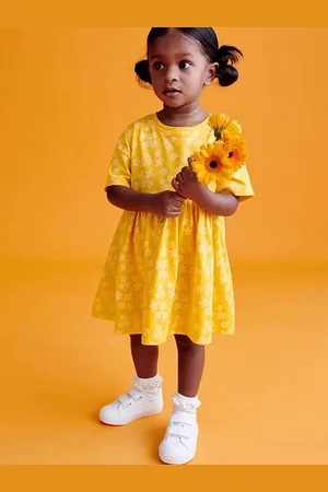 LULU & SKY Girls Printed Knee Length A-Line Dress