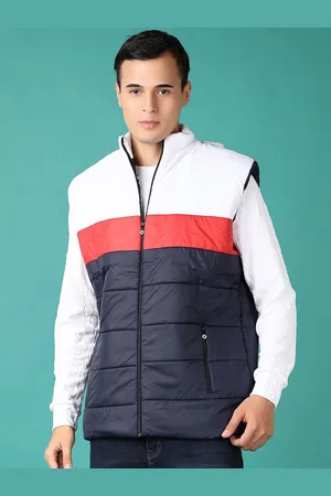 V-Mart Men Hooded Colourblocked Cotton Casual Padded Jacket
