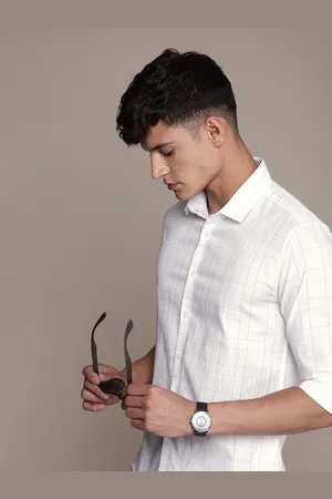 French Connection Slim Fit Checked Pure Cotton Casual Shirt