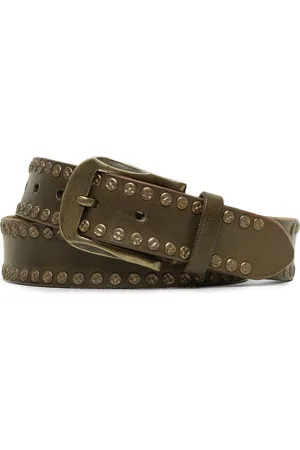 ART N VINTAGE Men Embellished Leather Casual Belt