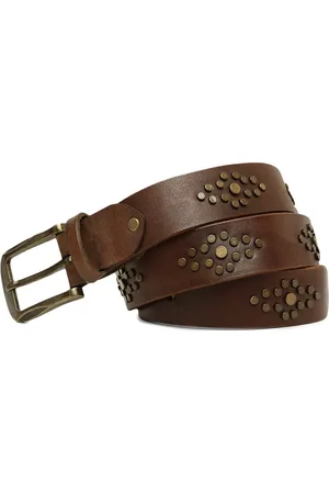 ART N VINTAGE Men Embellished Leather Belt