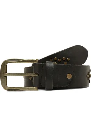 ART N VINTAGE Men Embellished Leather Belt
