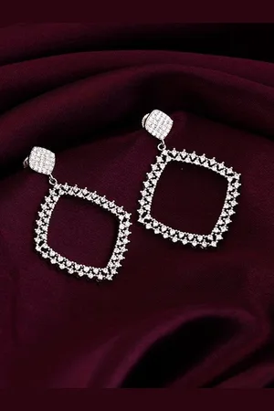 GIVA Geometric Drop Earrings