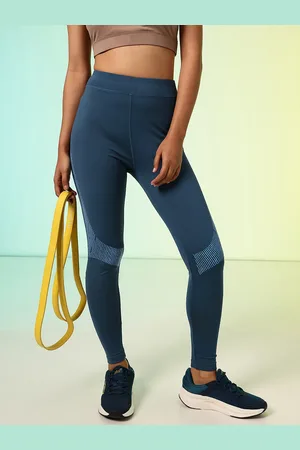HRX Women Printed Rapid-Dry Training Tights