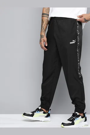 PUMA Men Essentials Brand Logo Tape Joggers