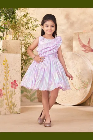 BAESD Girls Ruffle Detail Fit & Flare Dress