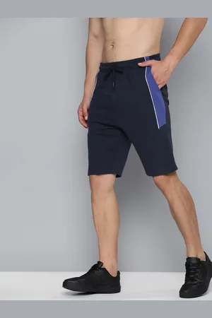 HARVARD Men Placement Striped Mid-Rise Regular Shorts