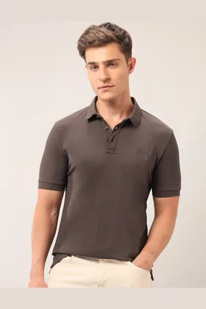 Ralph Lauren Men Brand Logo Polo Collar Pockets Slim Fit T-shirt