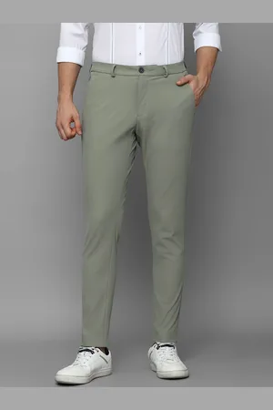 Louis Philippe Men Mid-Rise Slim Fit Flat-Front Formal Trousers