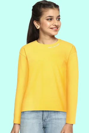Justice Girls Yellow Sweatshirt
