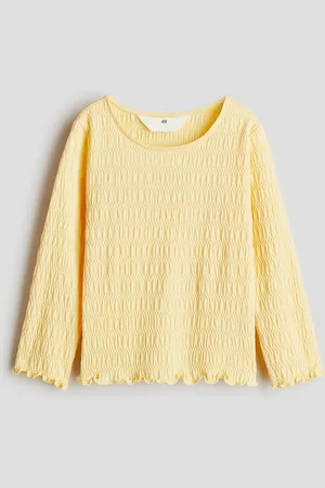 H&M Smocked Jersey Top