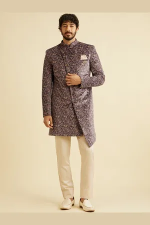 Manyavar Women Floral Printed Indo Western Set