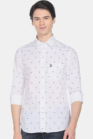 U.S. Polo Assn. Men Printed Cotton Casual Shirt