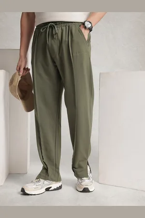 WROGN Men Oversized Side Slit Track Pants