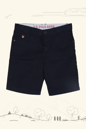 Ralph Lauren Boys Blue Solid Regular Fit Regular Shorts