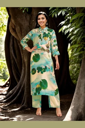 Moda Rapido Printed Tunic With Trouser Co-Ords