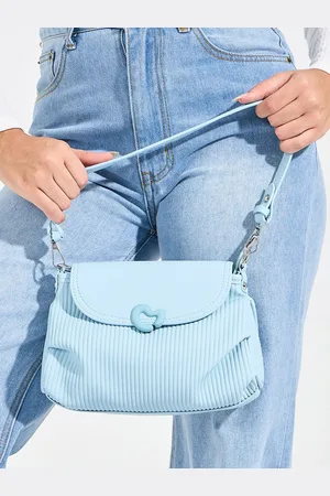 Styli Textured Structured Shoulder Bag