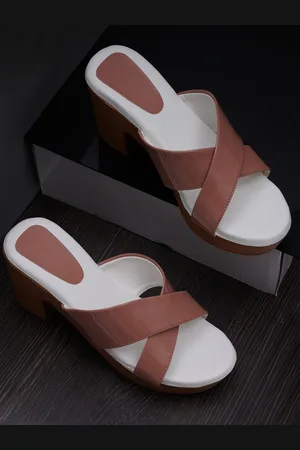 Misto Open Toe Block Heels