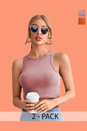 Mast & Harbour Cotton Crop Top