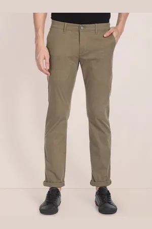 U.S. Polo Assn. Men Regular Fit Mid-Rise Chinos