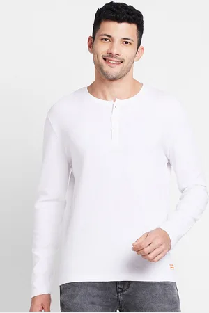Being Human Henley Neck Long Sleeves Regular T-shirt