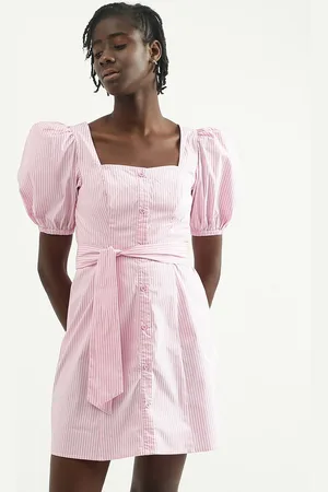 Benetton Striped A-Line Dress