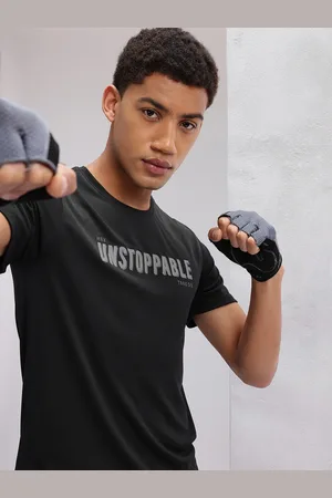 HRX Typography Print Regular Fit Training T-shirt