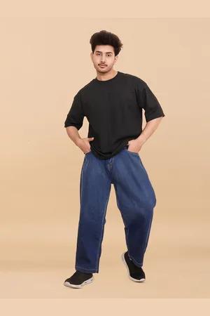 Moda Rapido Men Low Distress Jeans