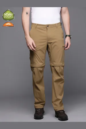 Columbia Men Brown Slim Fit Trousers