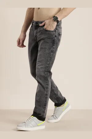 HERE&NOW Men Slim Fit Heavy Fade Slim Fit Stretchable Jeans