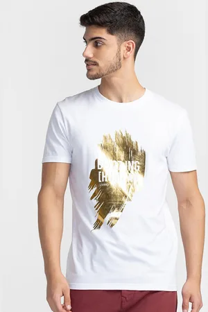 Being Human Typography Printed Regular Fit T-shirt