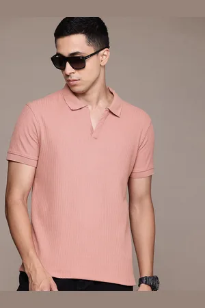 Roadster The Lifestyle Co. Textured Polo Collar T-shirt