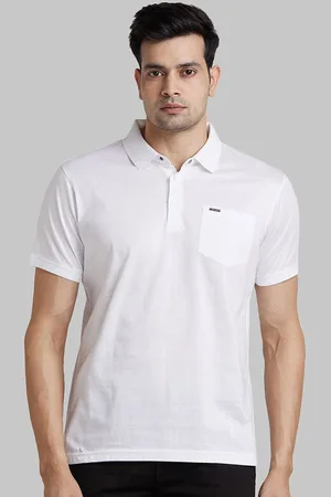 Park Avenue Slim Fit Polo Collar Cotton T-shirt