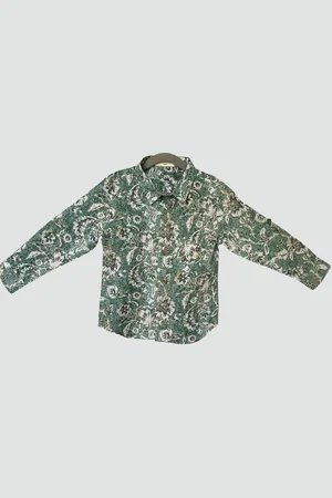 BAESD Boys Comfort Opaque Printed Casual Shirt