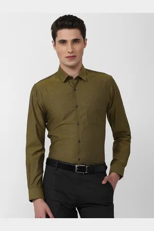 Peter England Men Slim Fit Pure Cotton Formal Shirt