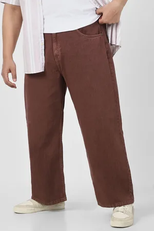 URBANO Men Loose Fit Washed Non-Stretchable Jeans
