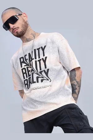 PAUL STREET Men Striped Bio Finish Boxy T-shirt