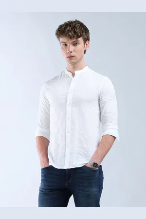 Flying Machine Men Slim Fit Opaque Casual Shirt