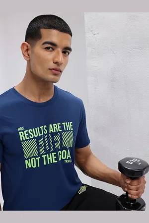 HRX Typography Print Regular Fit Training T-shirt