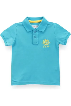 Ralph Lauren Boys Polo Collar Short Sleeves Cotton T-shirt