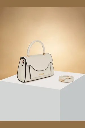Pantaloons Colourblocked PU Structured Shoulder Bag