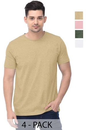 Color Capital Unisex Pack Of 4 Cotton T-Shirts