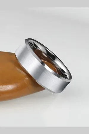 Yellow Chimes Men Silver-Toned Stainless Steel Finger Ring