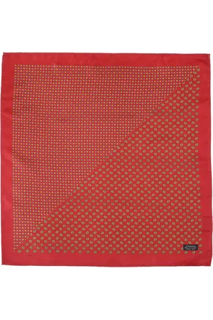 Arrow Men Red Printed Pocket Square