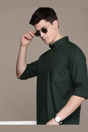 French Connection Solid Slim Fit Casual Shirt