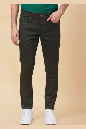 Being Human Men Solid Mid-Rise Regular Fit Trousers