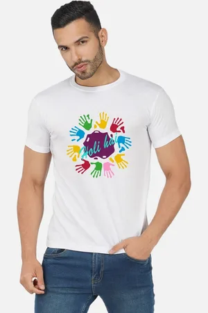 Moda Rapido Men Holi Printed Tshirt